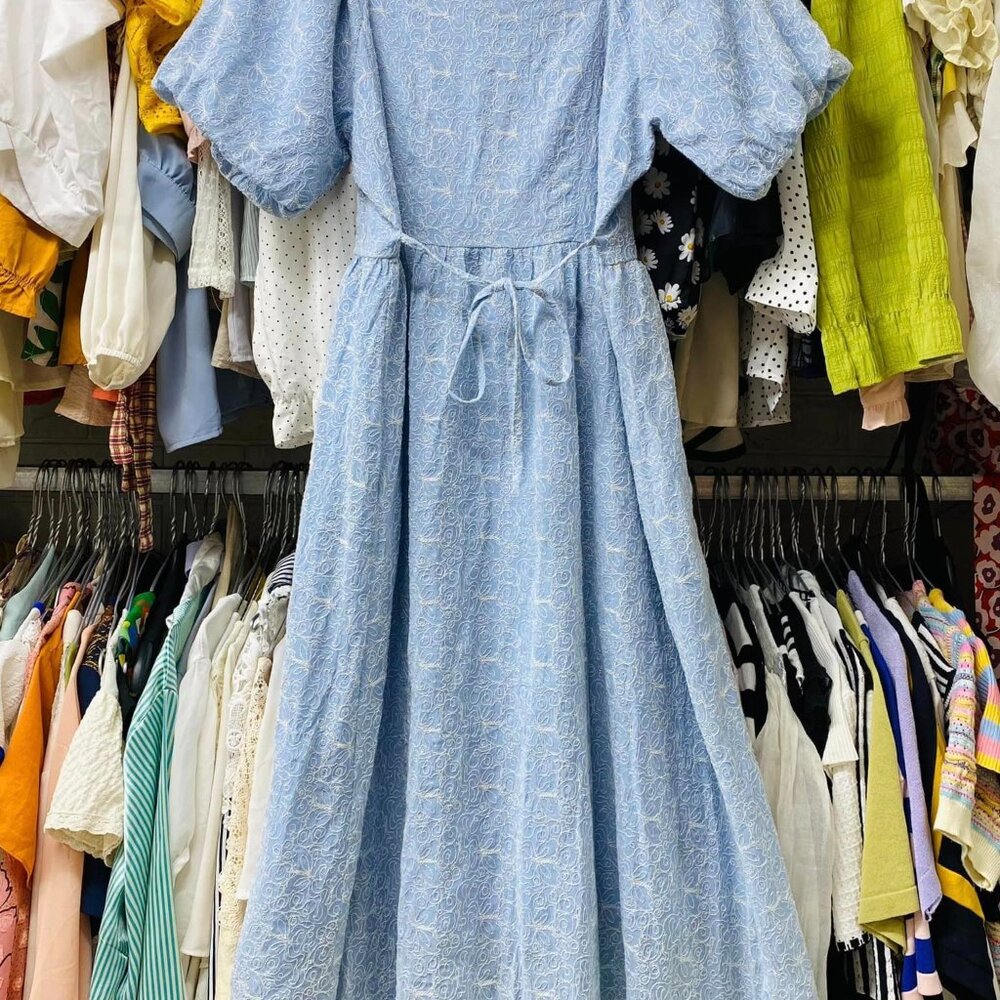 Blue dress